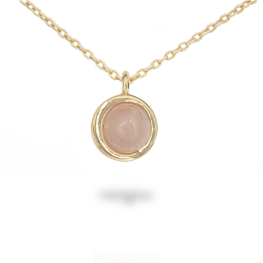 Compass Rose Quartz Pendant