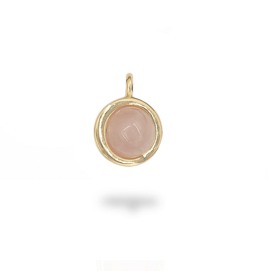 Compass Rose Quartz Pendant