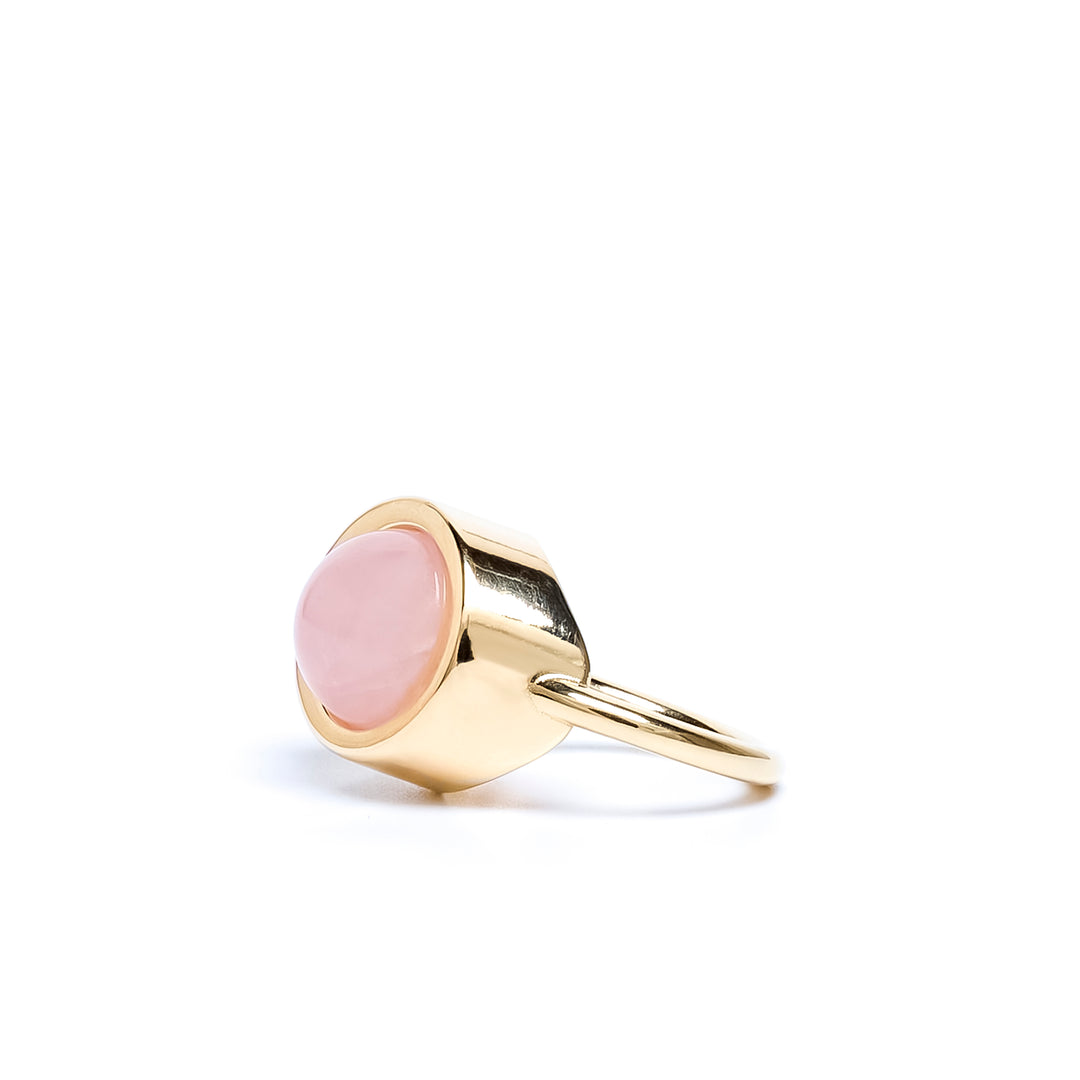 Compass Rose Quartz Ring
