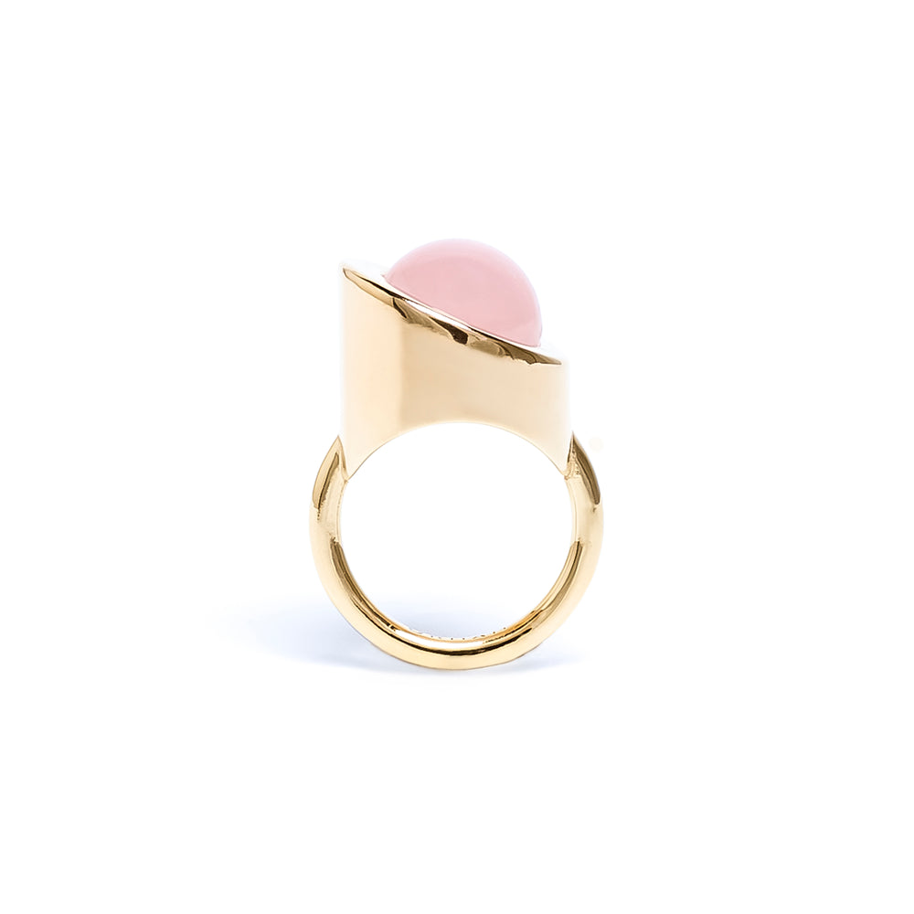 Compass Rose Quartz Ring