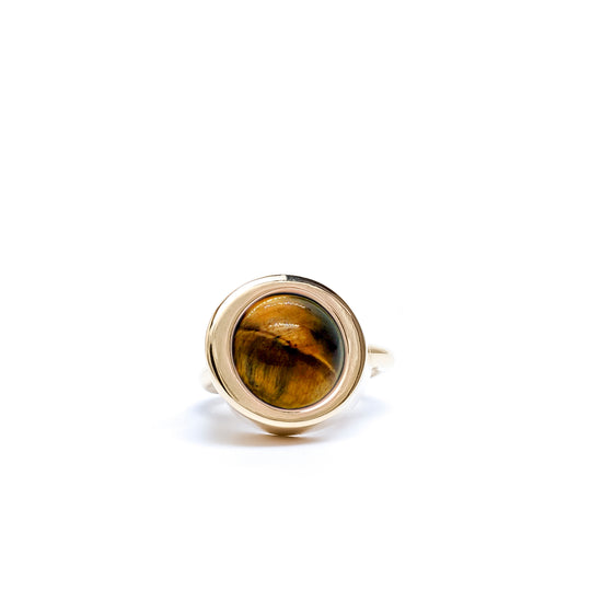 Compass Tiger's Eye Ring