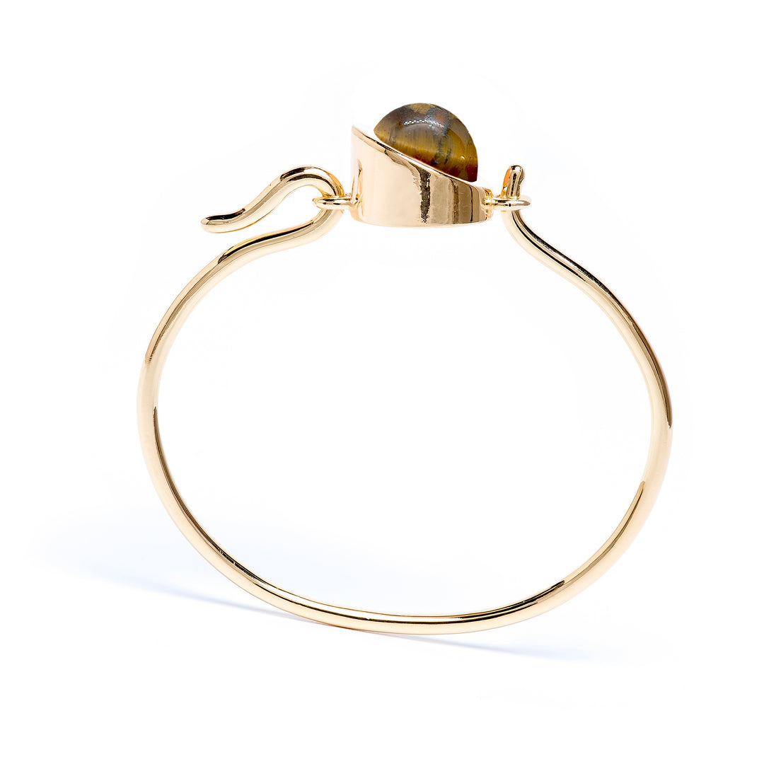 Compass Tigers Eye Bangle