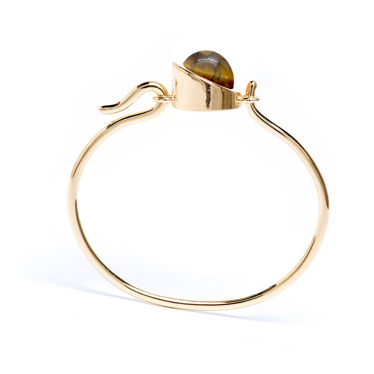 Compass Tigers Eye Bangle