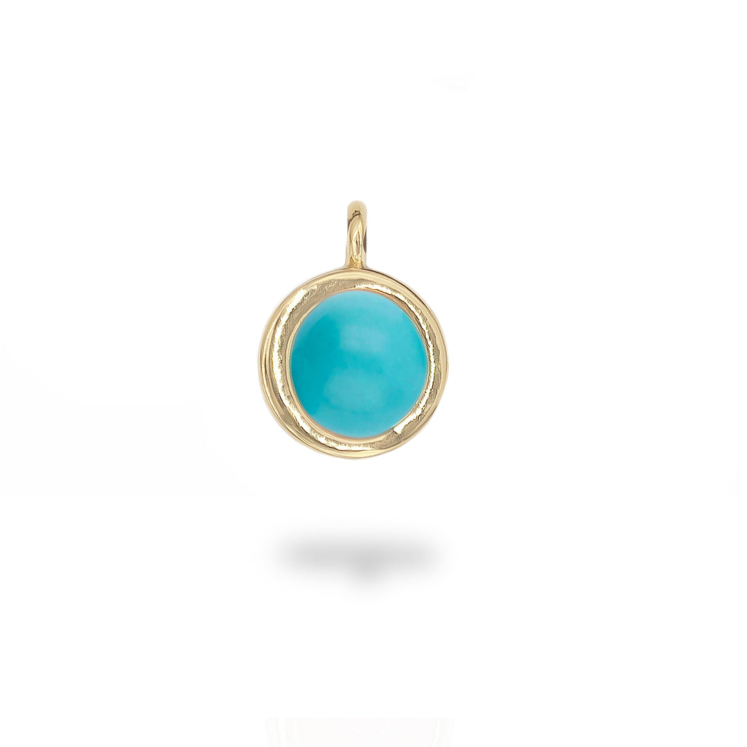 Compass Turquoise Howlite Pendant