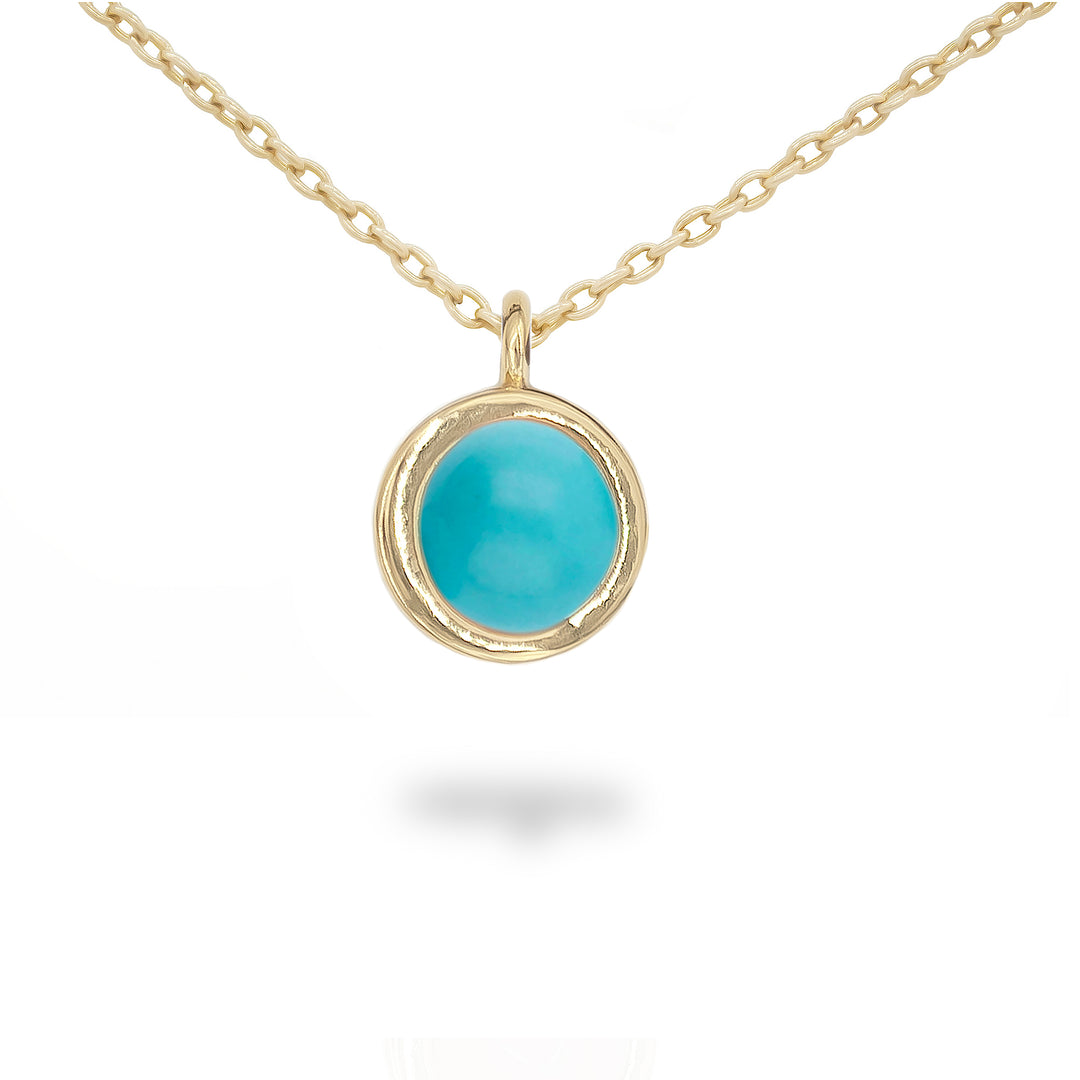 Compass Turquoise Howlite Pendant