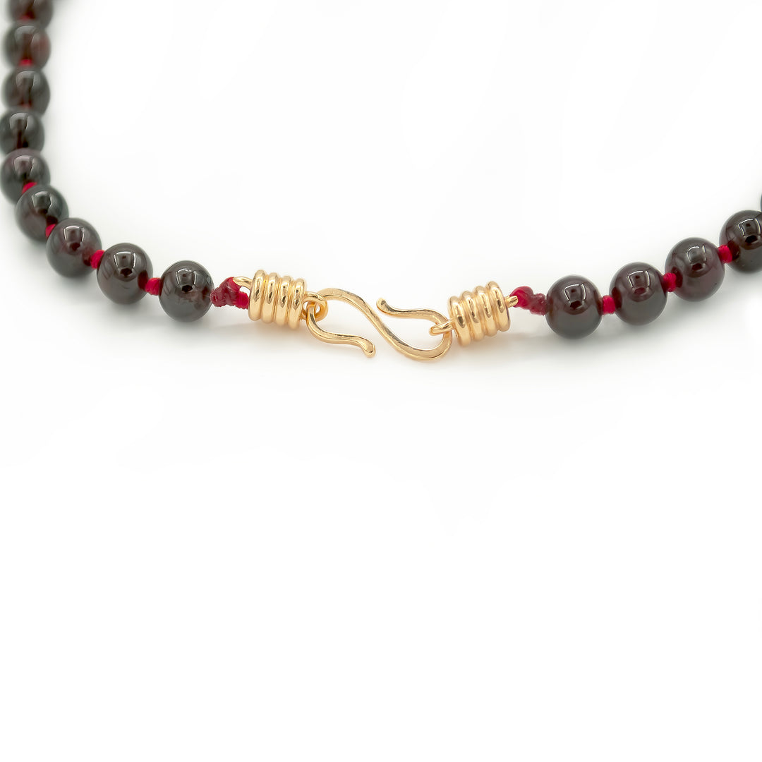 Garnet Strand Necklace