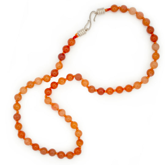 Orange Aventurine Strand Necklace