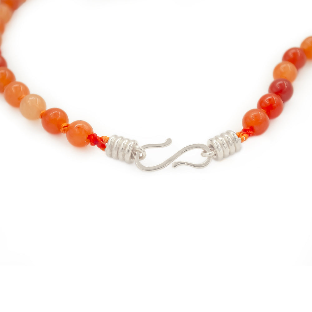 Orange Aventurine Strand Necklace