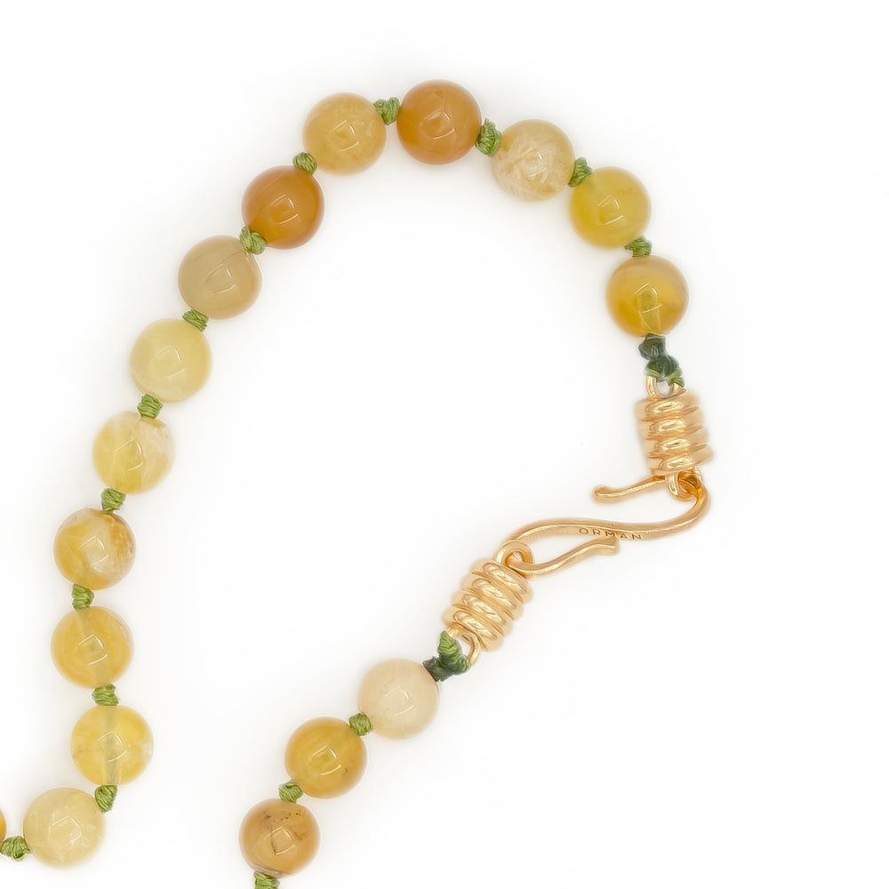 Yellow Opal Strand Necklace