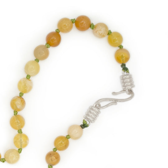 Yellow Opal Strand Necklace