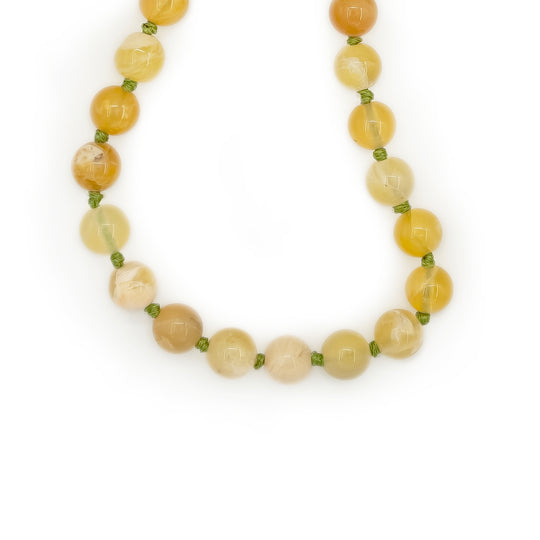 Yellow Opal Strand Necklace