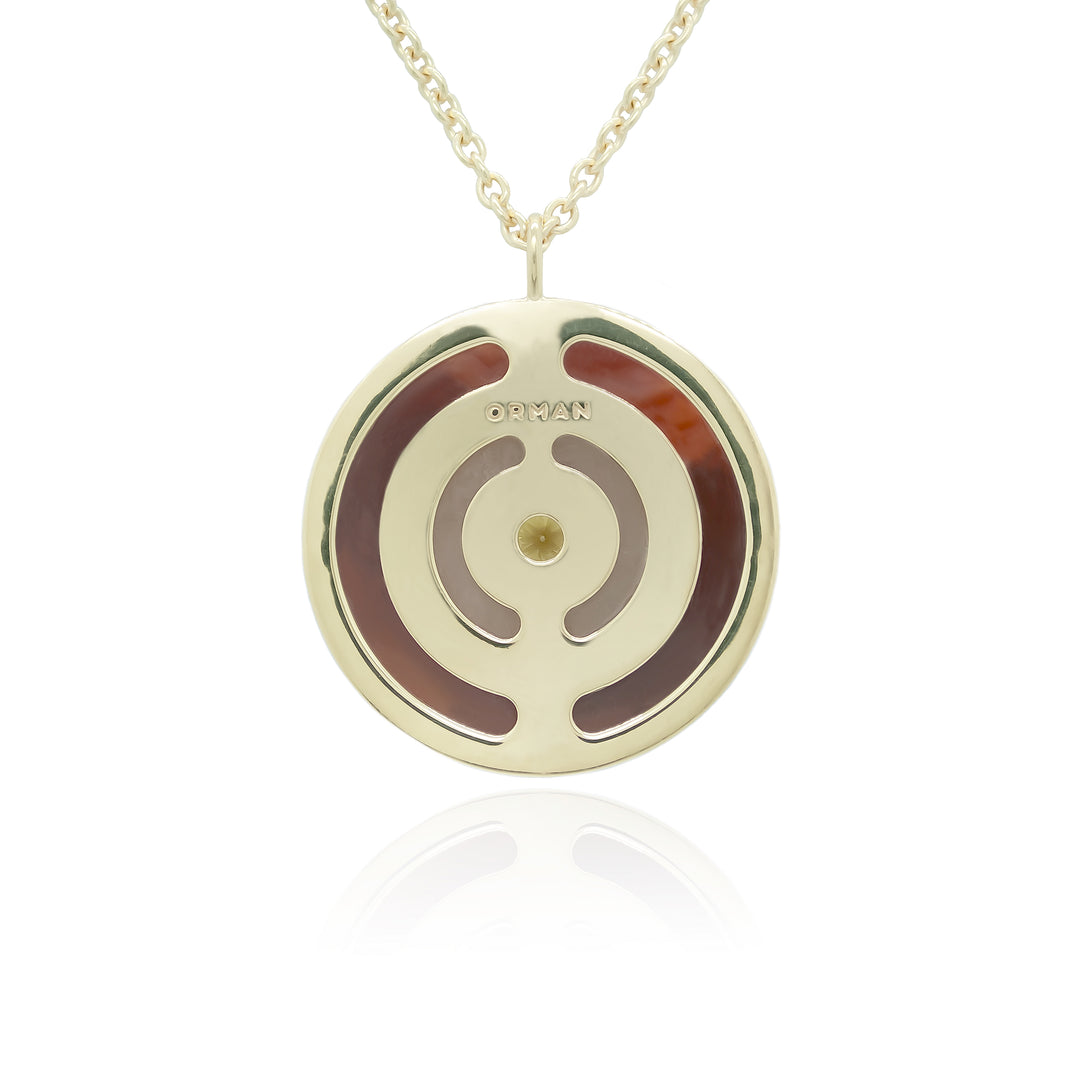 Ripples Citrine Large Necklace