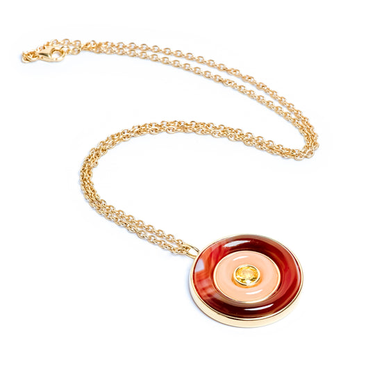 Ripples Citrine Large Necklace