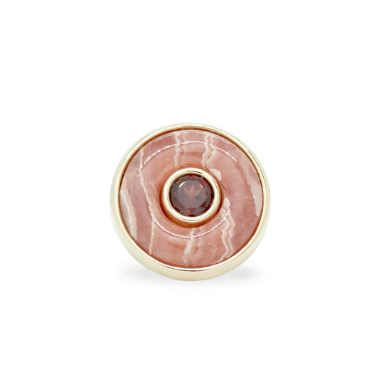 Ripples Garnet Small Ring