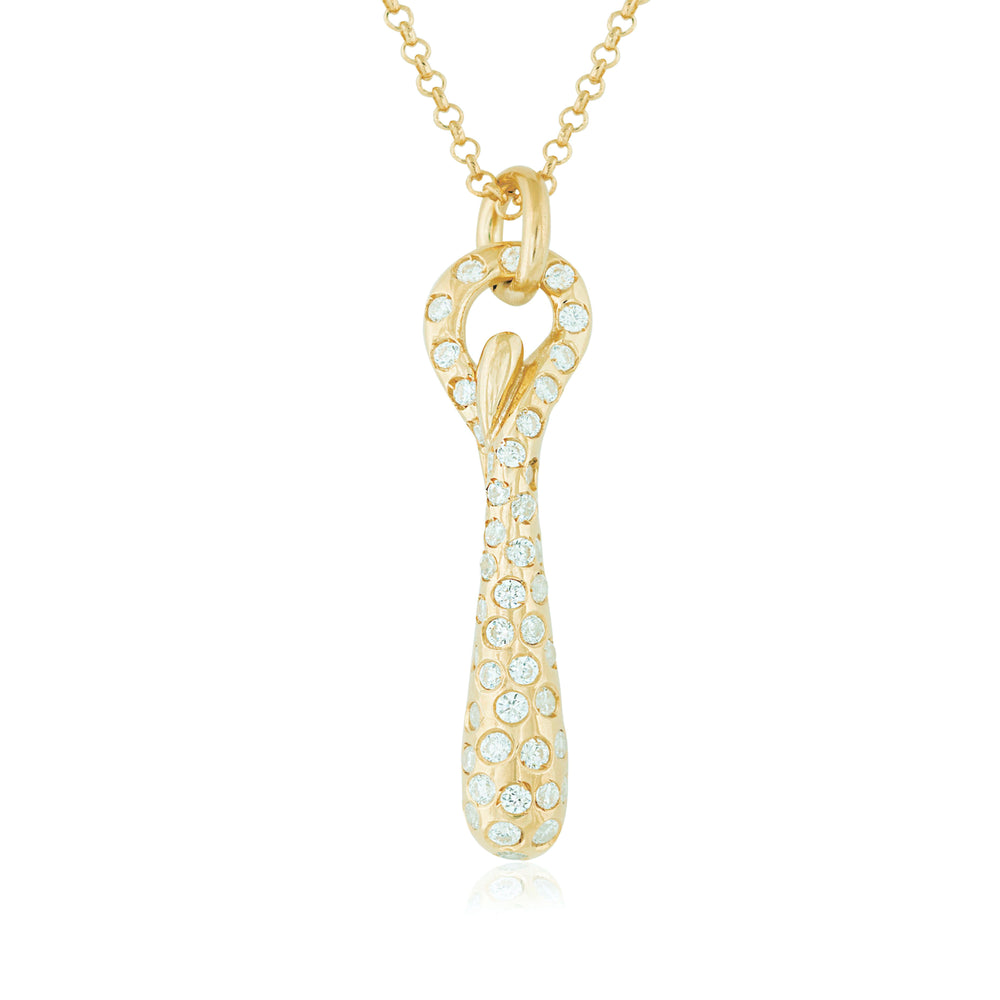 Drop Diamond Pendant