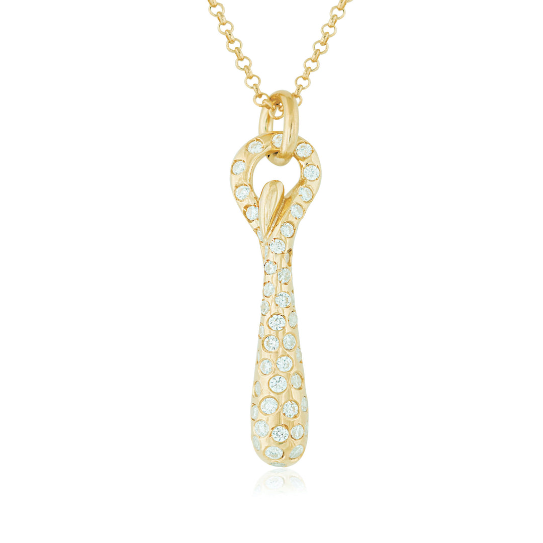 Drop Diamond Pendant
