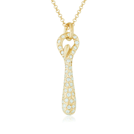 Drop Diamond Pendant