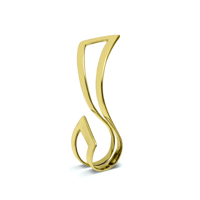Gold sculptural cocktail ring from Atelier ORMAN