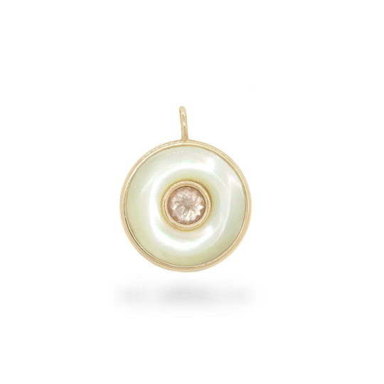 Ripples Morganite Small Pendant