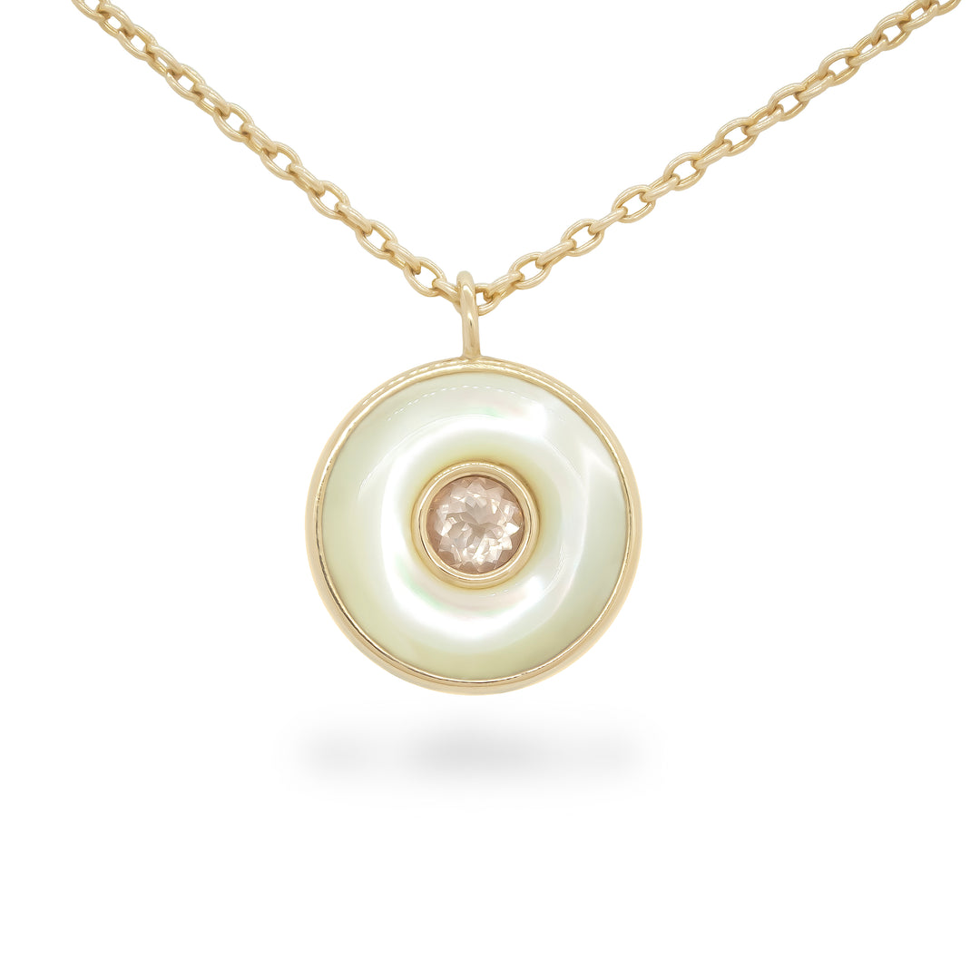 Ripples Morganite Small Pendant