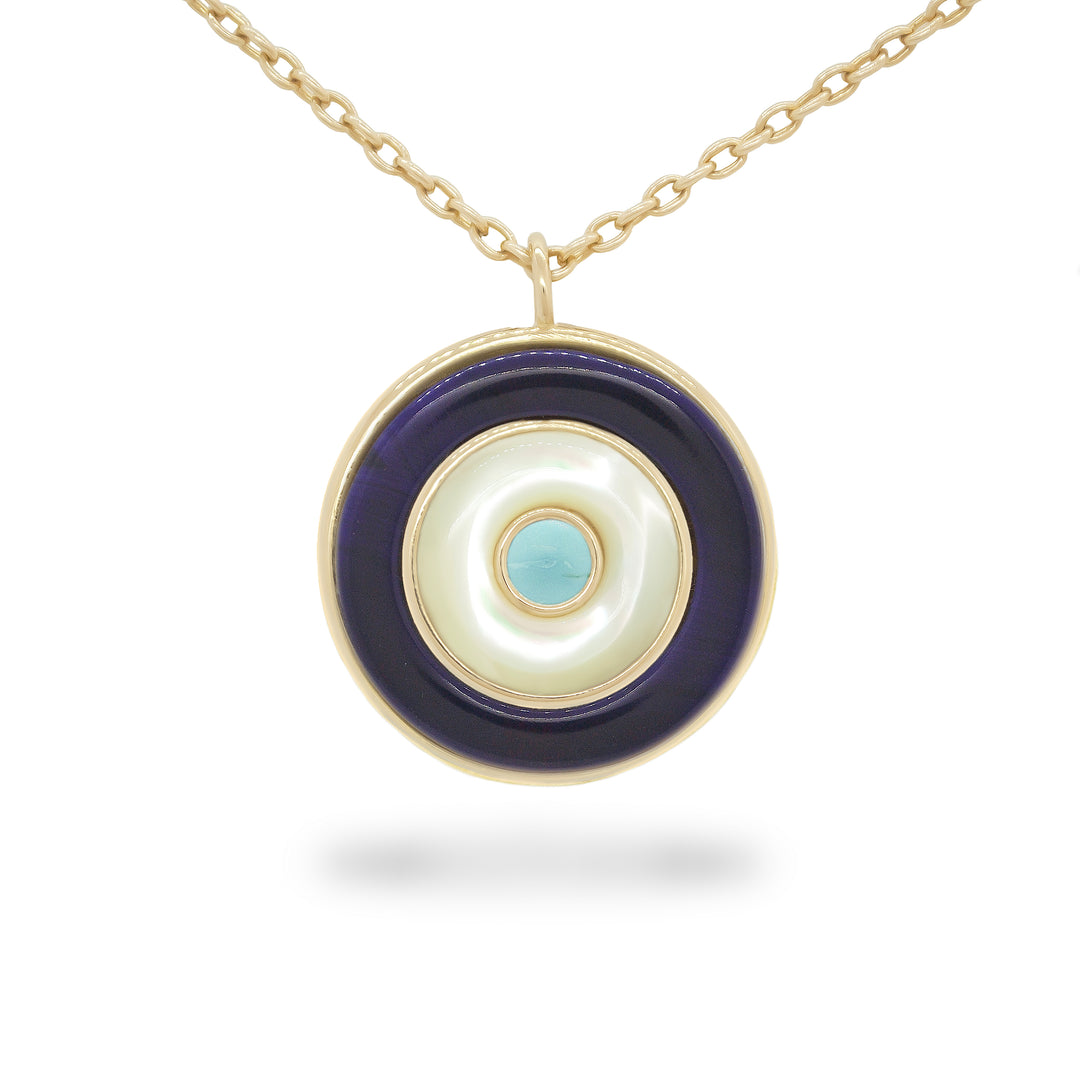 Ripples Evil Eye Pendant