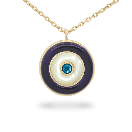 Ripples Evil Eye Pendant