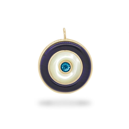 Ripples Evil Eye Pendant