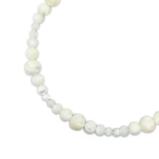 Mother Of Pearl Dew Beaded Necklace