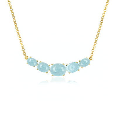 Beam Aquamarine Necklace