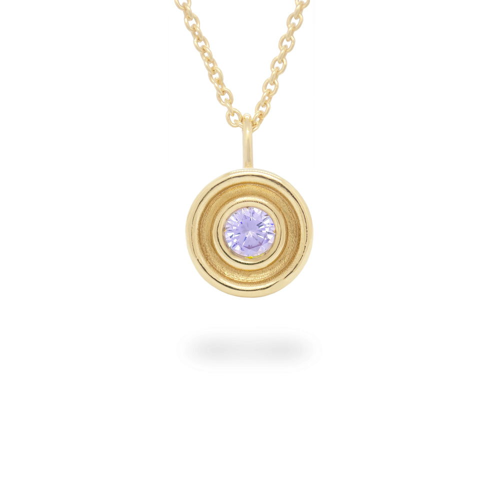 Amethyst Flora Pendant