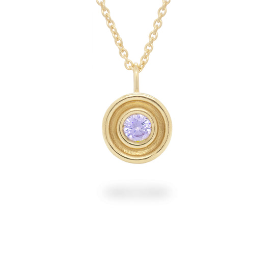 Amethyst Flora Pendant