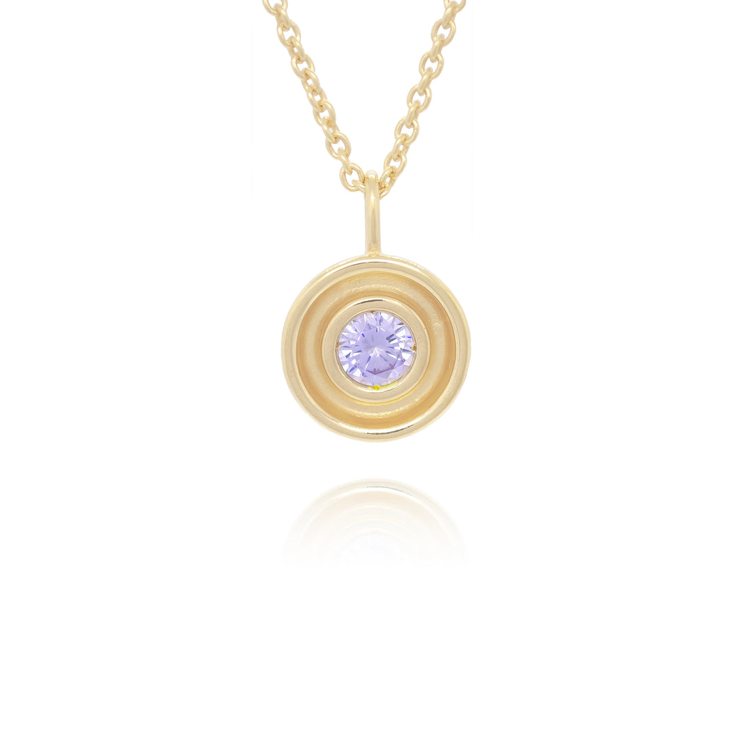 Amethyst Flora Pendant