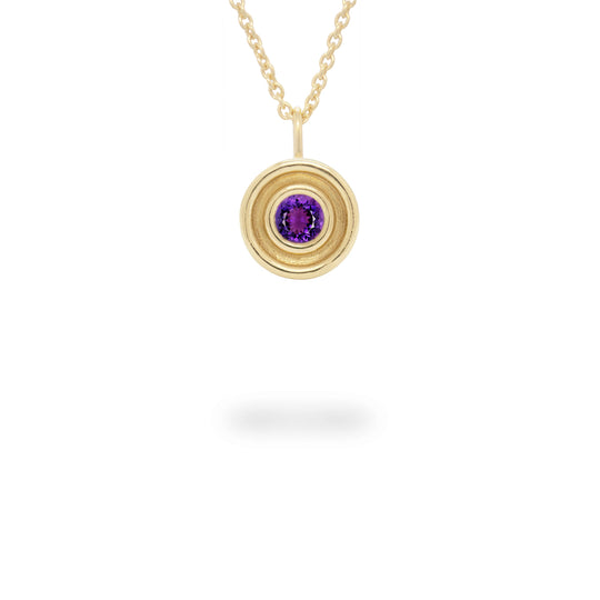 Amethyst Flora Necklace