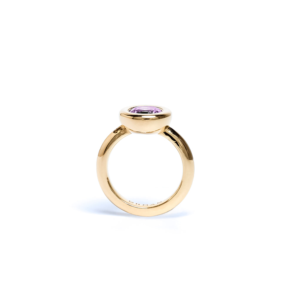 Amethyst Small Bud Ring