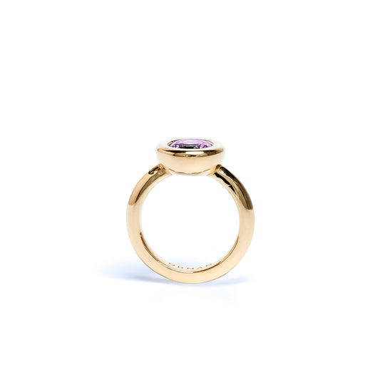Amethyst Small Bud Ring
