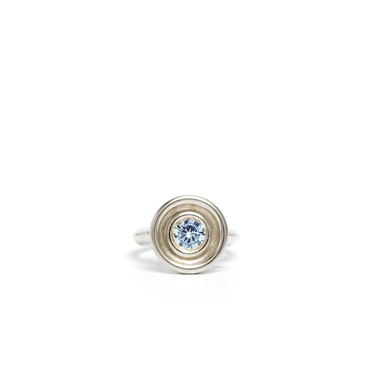 Blue Topaz Flora Ring
