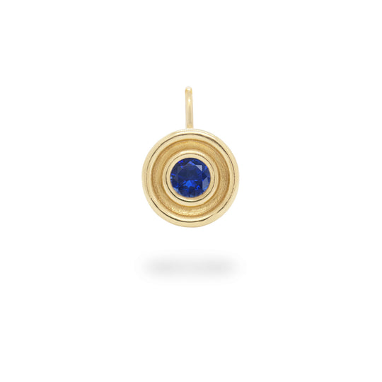 Blue Sapphire Flora Pendant
