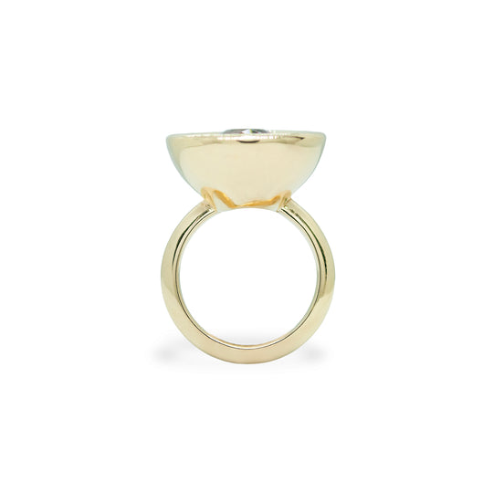 Morganite Oval Flora Ring