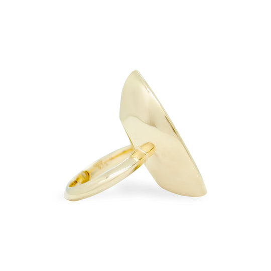 Champagne Topaz Marquise Flora Ring