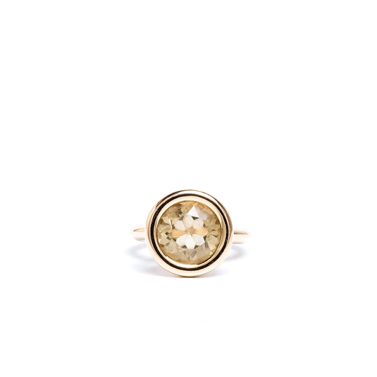Citrine Large Bud Ring