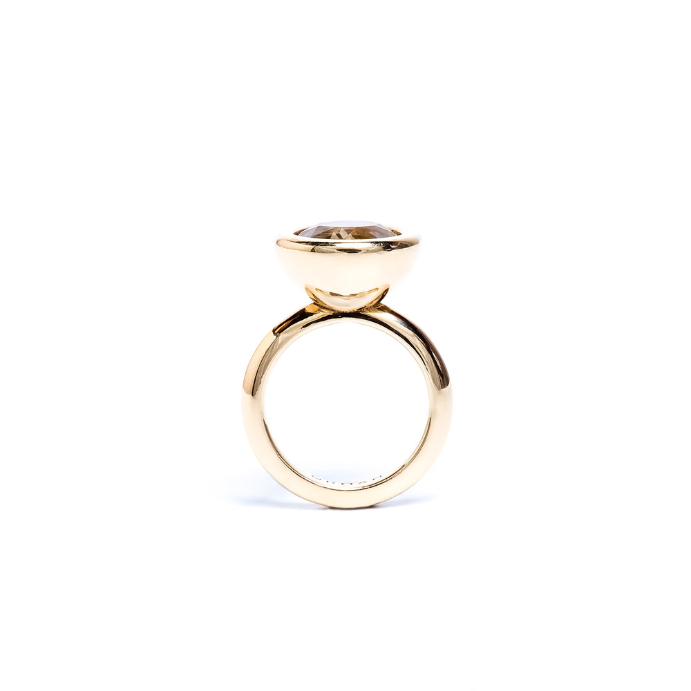 Citrine Large Bud Ring