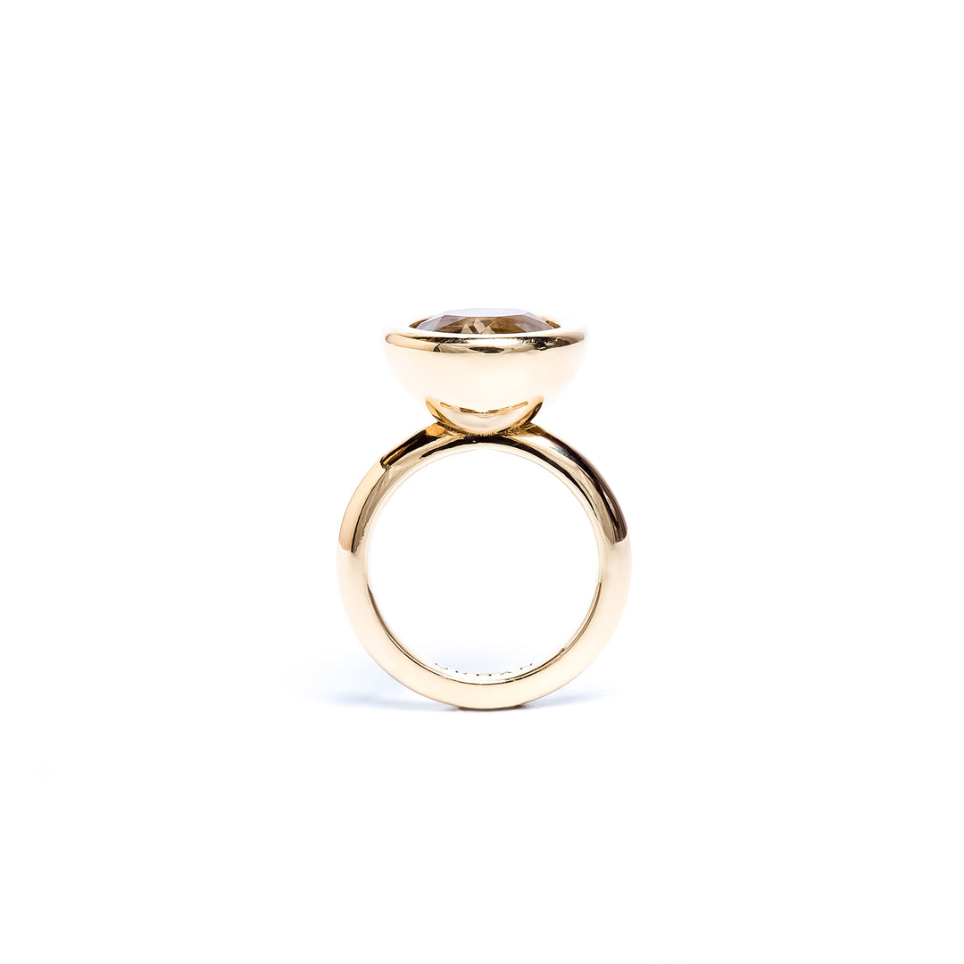 Citrine Large Bud Ring