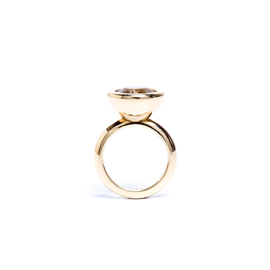 Citrine Large Bud Ring