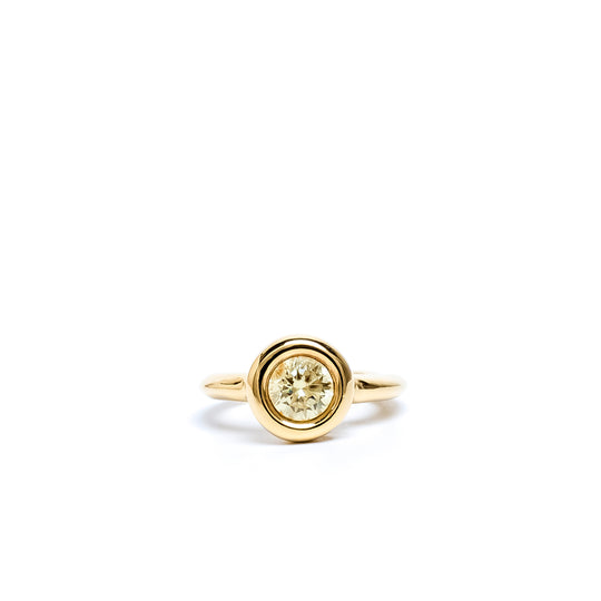 Citrine Small Bud Ring