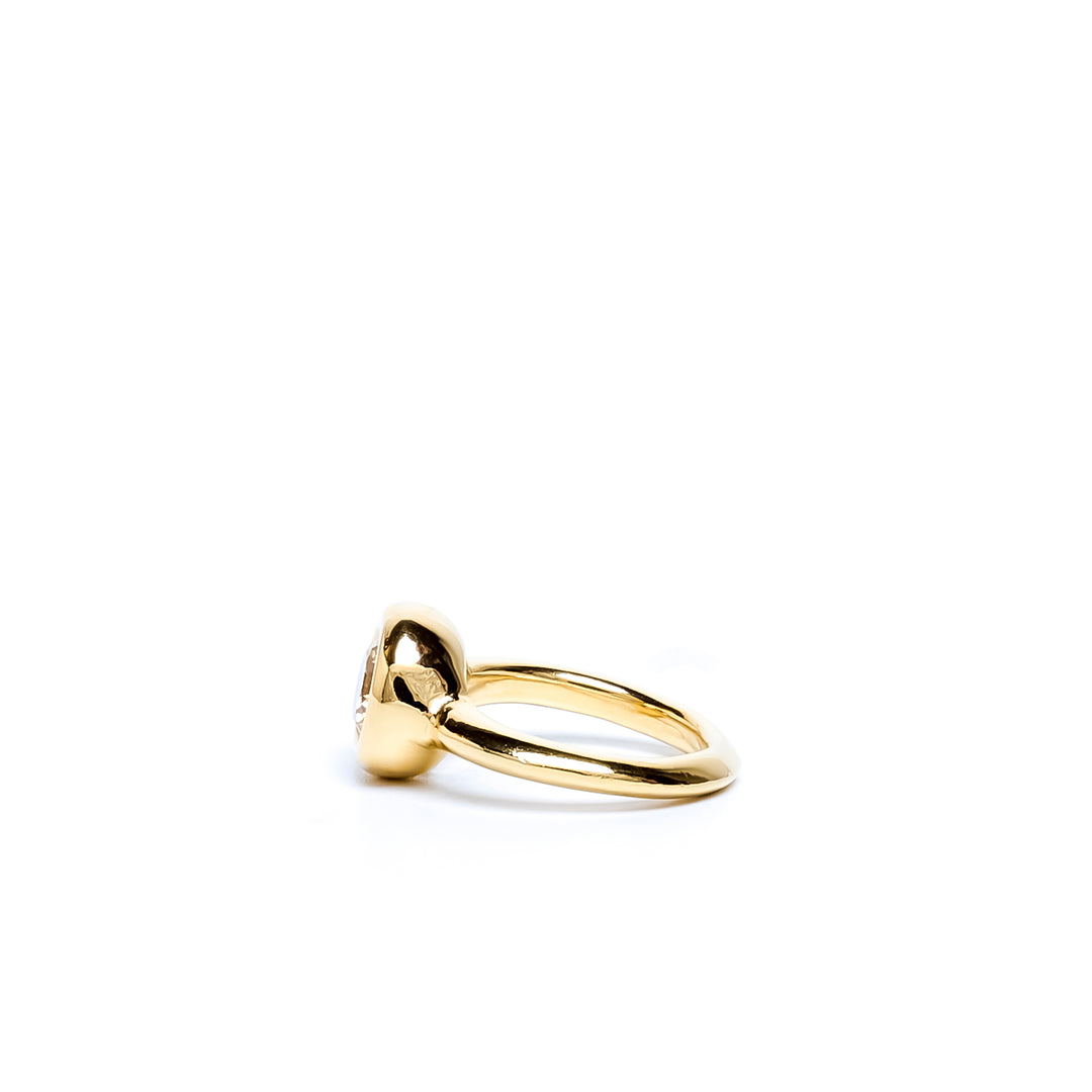 Citrine Small Bud Ring