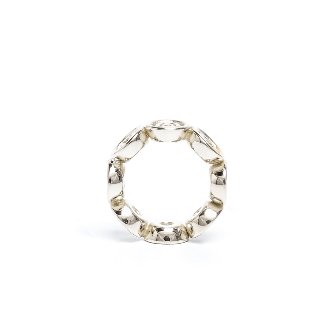 Diamond Flora Band Ring