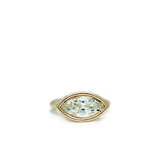 Diamond Marquise Bud Ring
