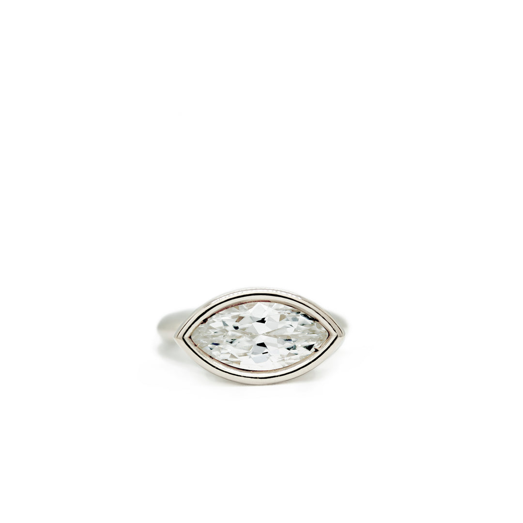 Diamond Marquise Bud Ring