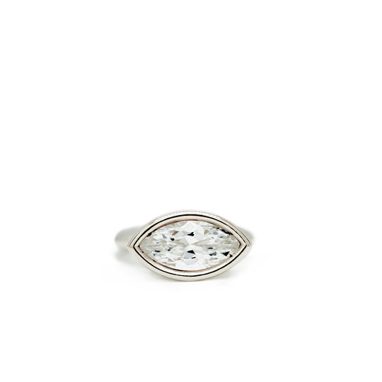 Diamond Marquise Bud Ring
