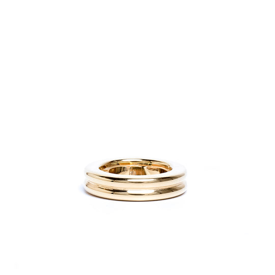 Double Ribbon Band Ring